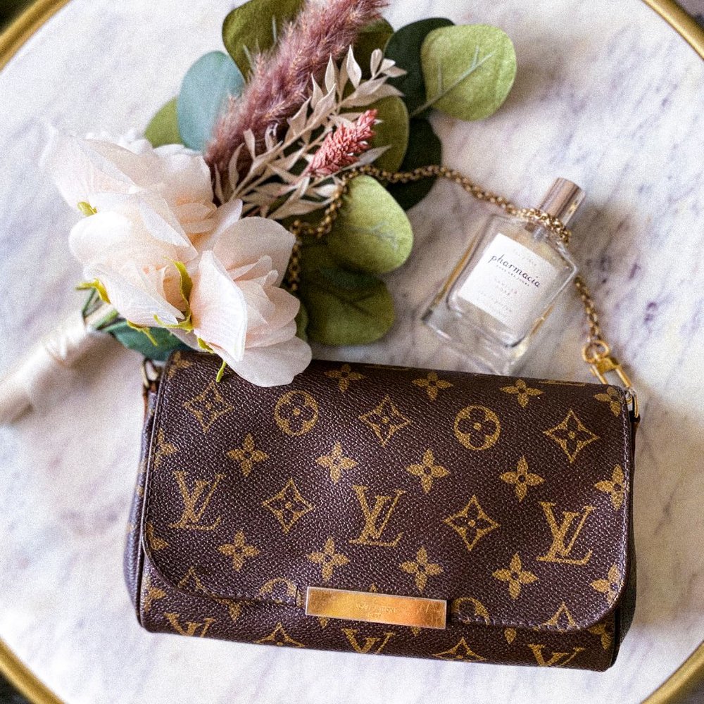 Y2K 90s Louis Vuitton Monogram Favorite PM Mini Clutch Shoulder Bag COA Dust Bag - Picture 7 of 13